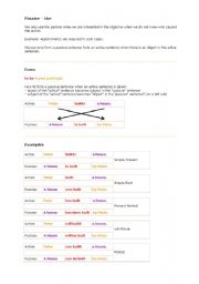 English Worksheet: passive voice