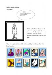 English Worksheet: health