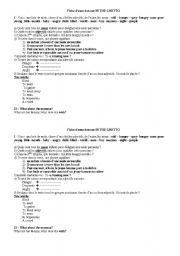 English worksheet: In the ghetto