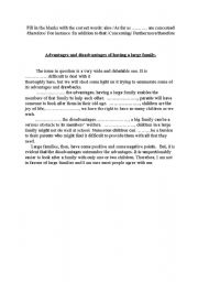 English Worksheet: sample essay for intermediate students
