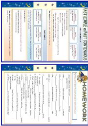 English Worksheet: Past Simple vs Past Continuous