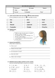 English Worksheet: Personal Identification; months