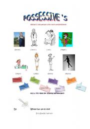 English Worksheet: POSSESSIVE S