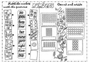 English Worksheet: NUMBERS