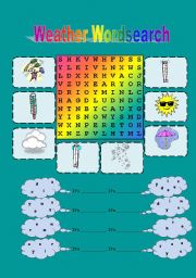 Weather wordsearch