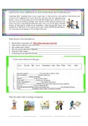 English Worksheet: Past simple