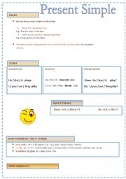 English worksheet: PRESENT SIMPLE