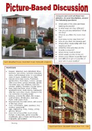 English Worksheet: Picture-Based Discussion (20): Housing