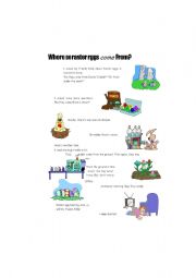 English worksheet: Easter strory