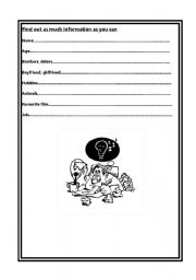 English worksheet: Basic Information