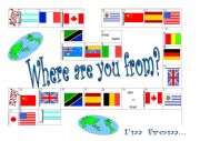 WHERE ARE YOU FROM?