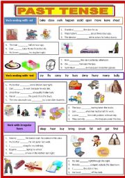 English Worksheet: Past Tense - Re-upload