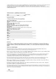 English Worksheet: tests