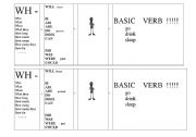 English Worksheet: what where when how long - a pattern