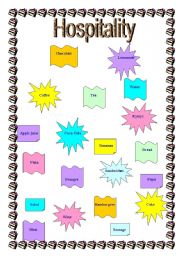 English Worksheet: Hospitality