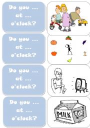 English Worksheet: Do you ... at... ?