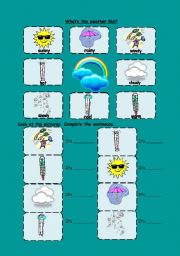 English Worksheet: Weather vocabulary