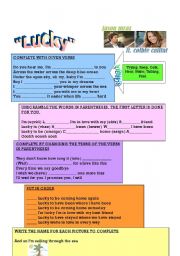 English Worksheet: Lucky song by Jason Mraz ft. Colbie Caillat