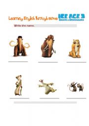 English worksheet: Learning English Through Movie