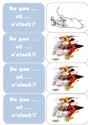 English Worksheet: Do you...at...?