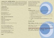 English Worksheet: I look to you - Whitney Houston, a song activity