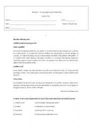 English Worksheet: Young People and Globalization