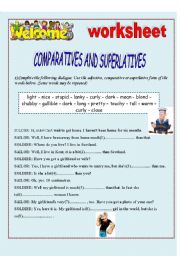 Comparative and superlative 2 pages of useful dialogue