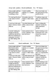 English Worksheet: Mixed conditionals game