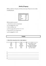 English Worksheet: Adverbs of frequency