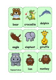 English Worksheet: Animals