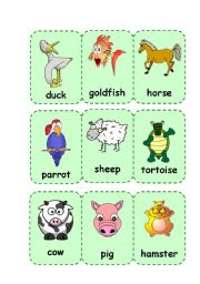 English Worksheet: Animals II