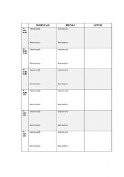 English worksheet: Agenda - page 2