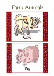 English Worksheet: Farm Animals