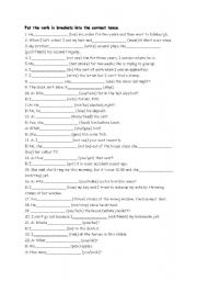 English Worksheet: present perfect