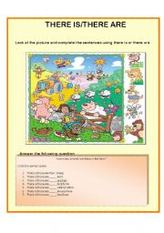 English Worksheet: Animals in the farm