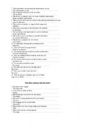 English Worksheet: passive voice