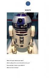 English Worksheet: robots