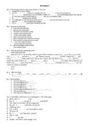 English worksheet: Test 