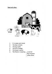 English worksheet: The Farm
