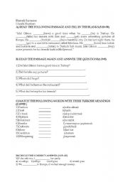 English worksheet: ezam