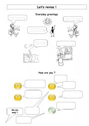 English Worksheet: Lets revise!