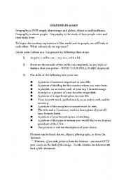 English Worksheet: Culture in a Can