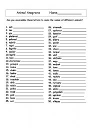 Anagram Quizzes Free Printable - FREE PRINTABLE TEMPLATES