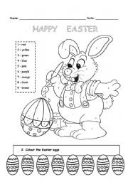 English Worksheet: Easter bunny