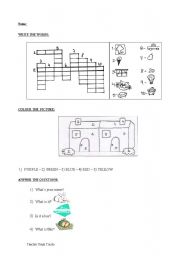 English worksheet: Kids Homework