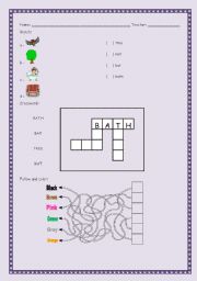 English worksheet: Colors