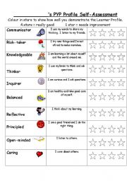 English Worksheet: PYP PROFILE