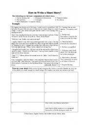 English Worksheet: Creative Writing 2