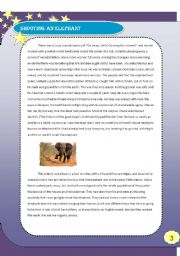 English worksheet: Shooting an Elephant