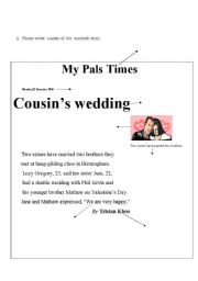 English worksheet: newspaper